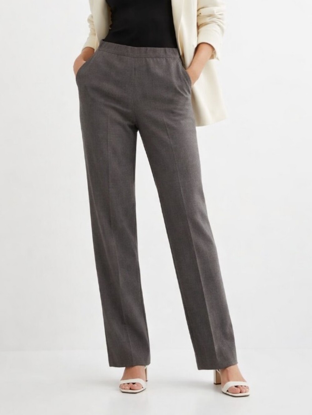 Briggs Slimming Solution Pants Gray 10